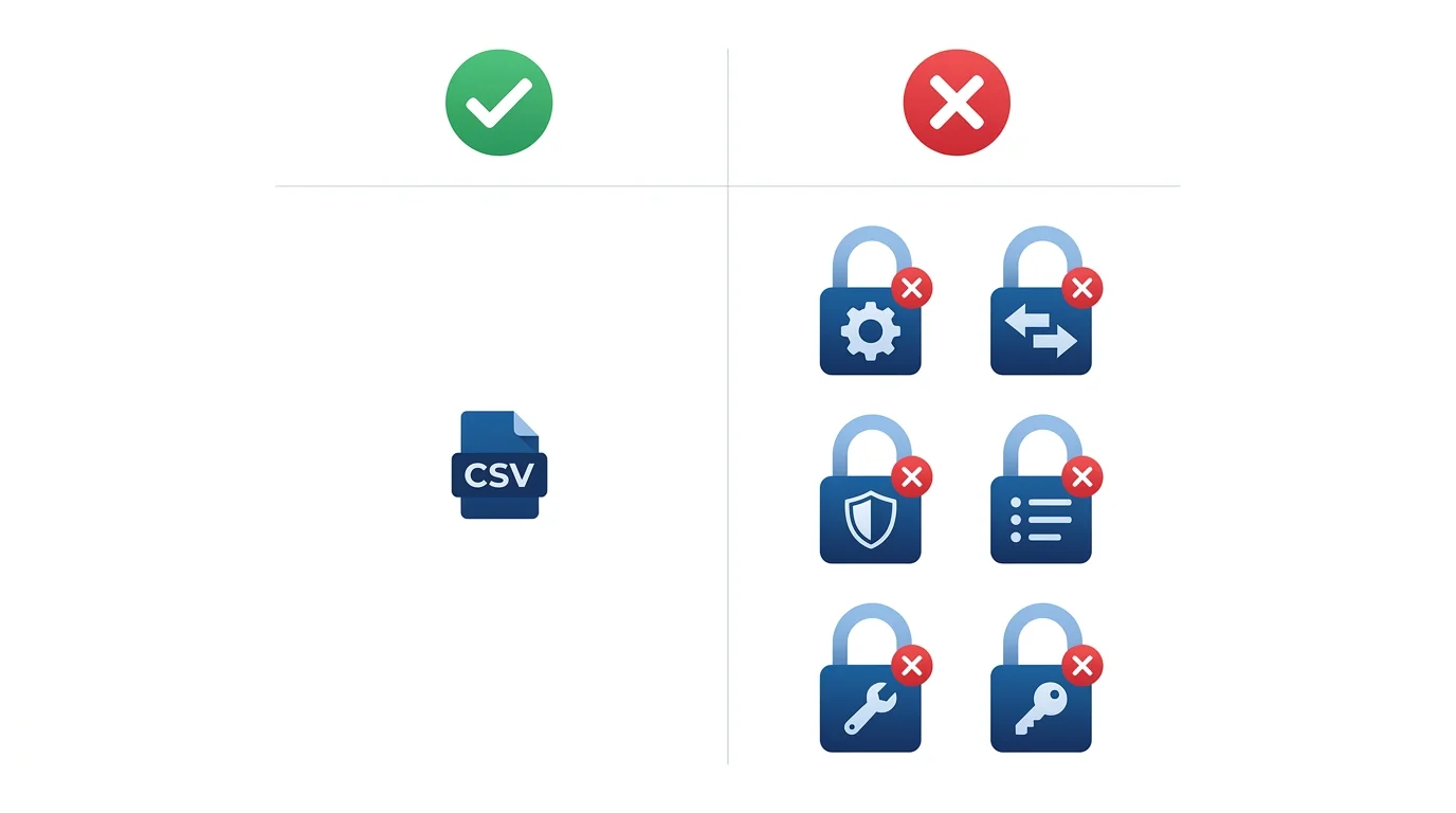 Diagram showing the gap between what Bubble.io can export and what a complete architecture documentation requires